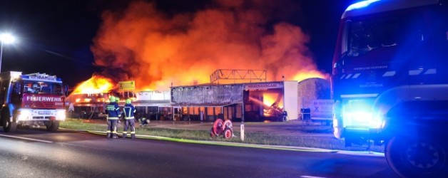 WICHTIG – Großbrand in der Filiale X-Markt in Marchtrenk