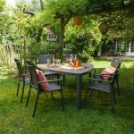 Scarlet Dining mit  Gibraltar Triangular 160cm